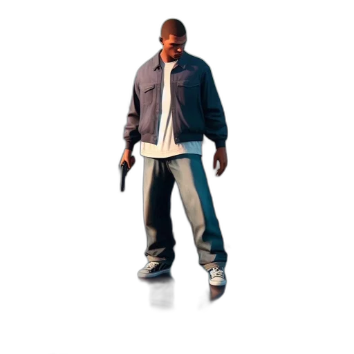 jacket, concept art, 3d render, photorealistic transparent PNG cut-out