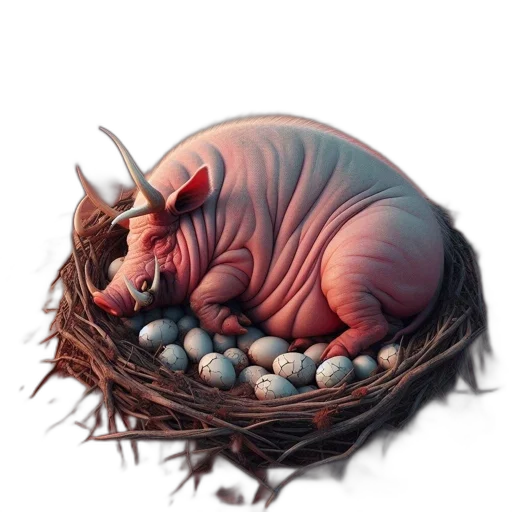 dragon, creature, animal, food transparent PNG cut-out