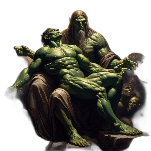creature, concept art, fantasy art, comic book art transparent PNG cut-out