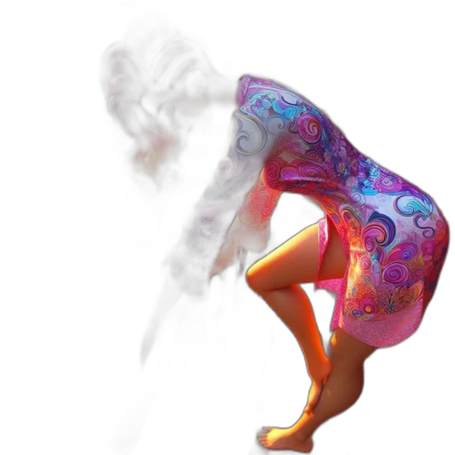 dress, staff, mask, concept art transparent PNG cut-out