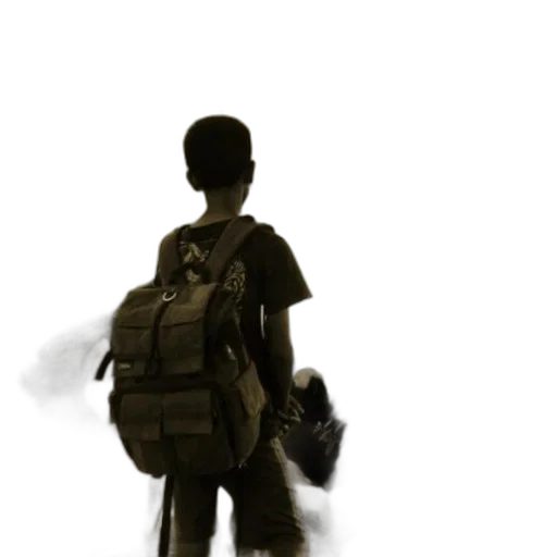 staff, animal, jacket, weapon transparent PNG cut-out