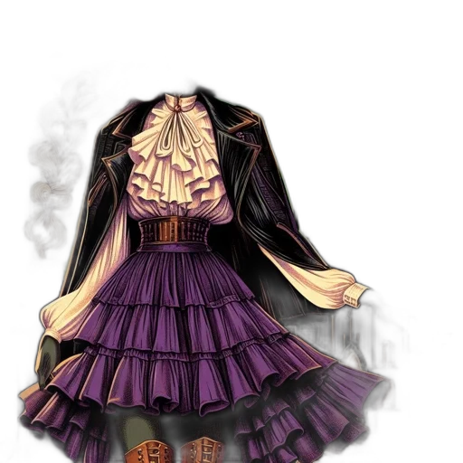 dress, mask, crown, jacket transparent PNG cut-out
