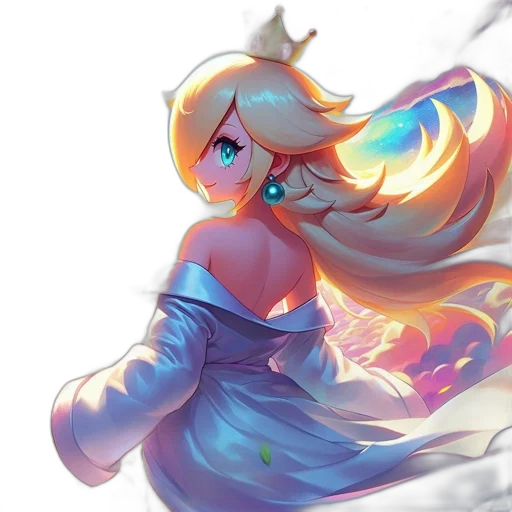 dress, dragon, staff, fantasy art transparent PNG cut-out