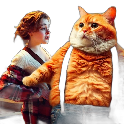 animal, creature, dress, photorealistic transparent PNG cut-out
