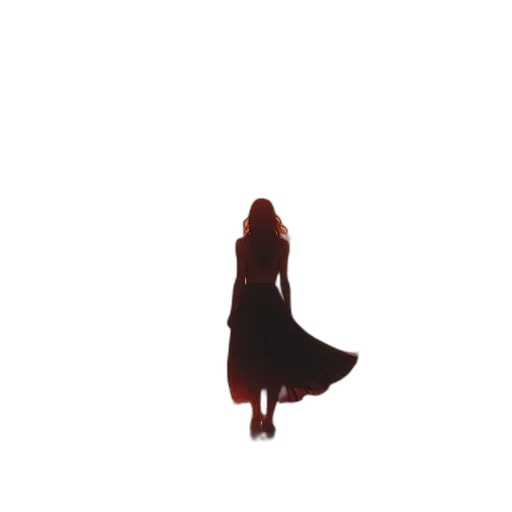 dress, hair, jacket, umbrella transparent PNG cut-out