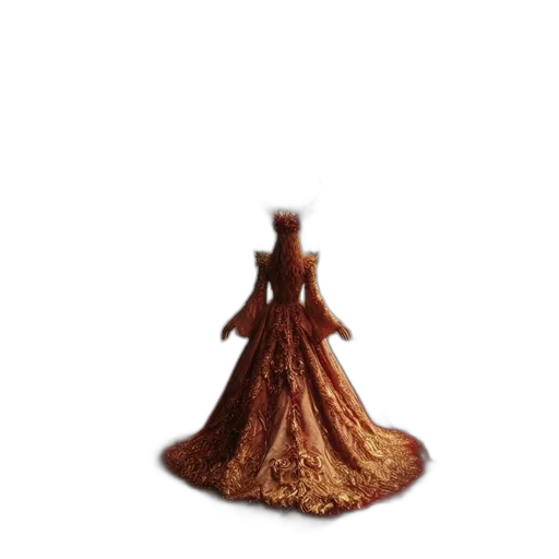 dress, crown, hair, jewelry transparent PNG cut-out