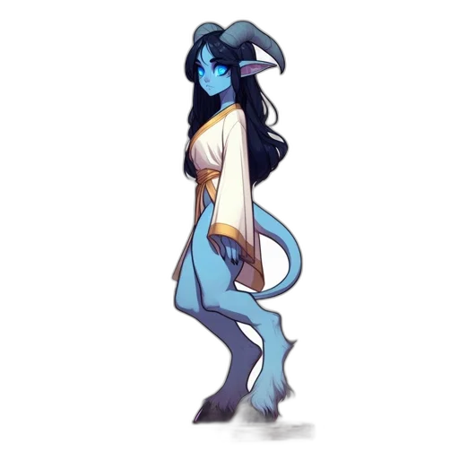 dragon, staff, creature, dress transparent PNG cut-out