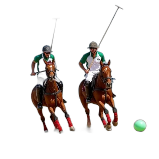 staff, polo, match, taking transparent PNG cut-out