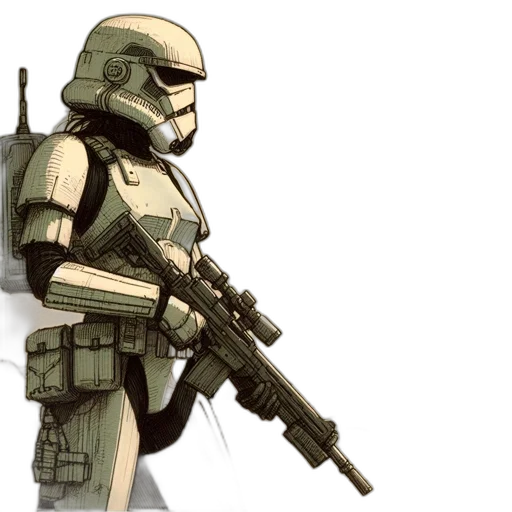 weapon, robot, concept art, pixel art transparent PNG cut-out