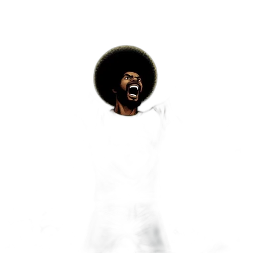 hat, hair, mask, staff transparent PNG cut-out