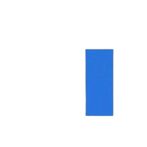 robot, pixel art, blue, monochrome transparent PNG cut-out