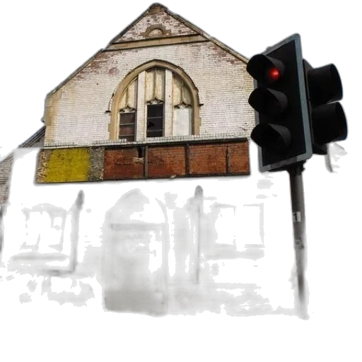 building, car, robot, staff transparent PNG cut-out