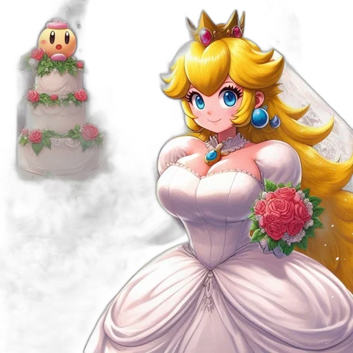 dress, crown, pixel art, concept art transparent PNG cut-out
