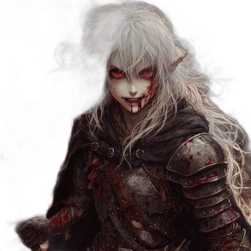 face, mask, creature, fantasy art transparent PNG cut-out