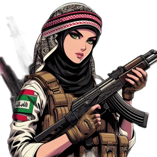 weapon, comic book art, concept art, pixel art transparent PNG cut-out