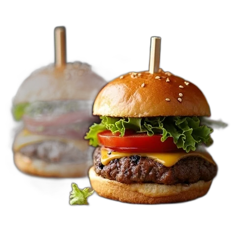 food, 3d render, photorealistic, collection transparent PNG cut-out
