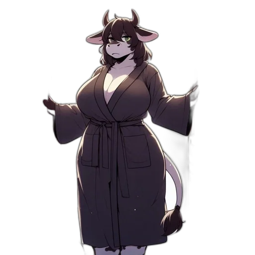 dress, staff, jacket, dragon transparent PNG cut-out