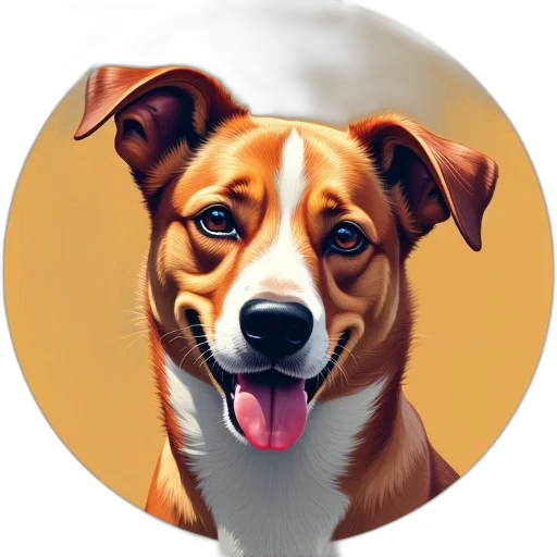 animal, staff, face, photorealistic transparent PNG cut-out