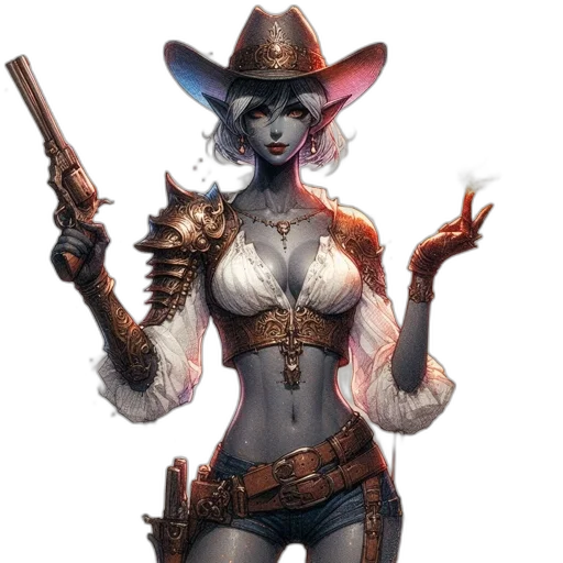 staff, weapon, hat, concept art transparent PNG cut-out