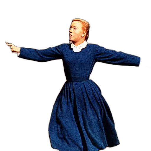 dress, jacket, staff, sound transparent PNG cut-out
