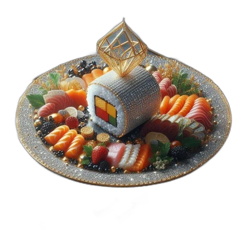 jewelry, food, crown, 3d render transparent PNG cut-out