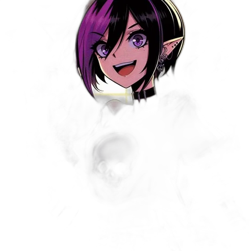 mask, staff, face, creature transparent PNG cut-out