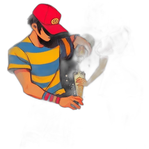 staff, hat, mask, concept art transparent PNG cut-out