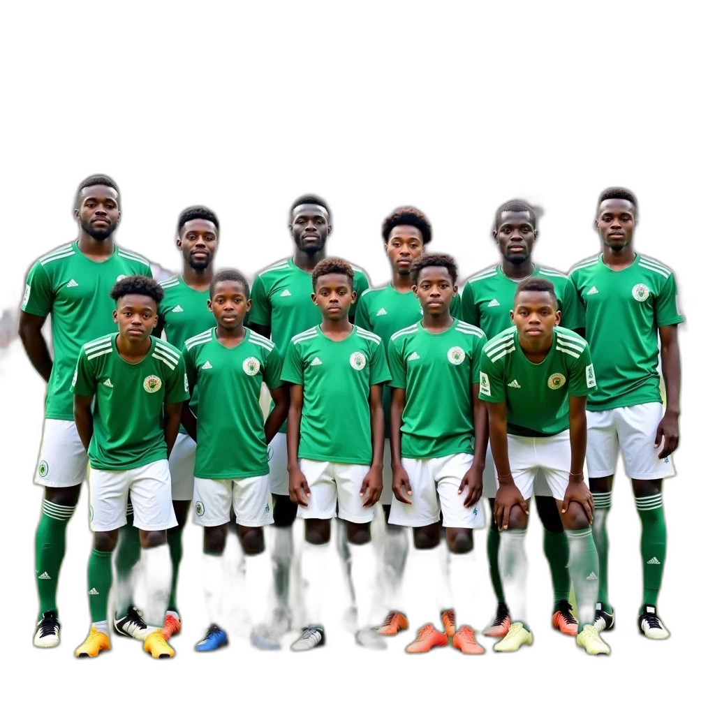 staff, group, young, nigerian transparent PNG cut-out