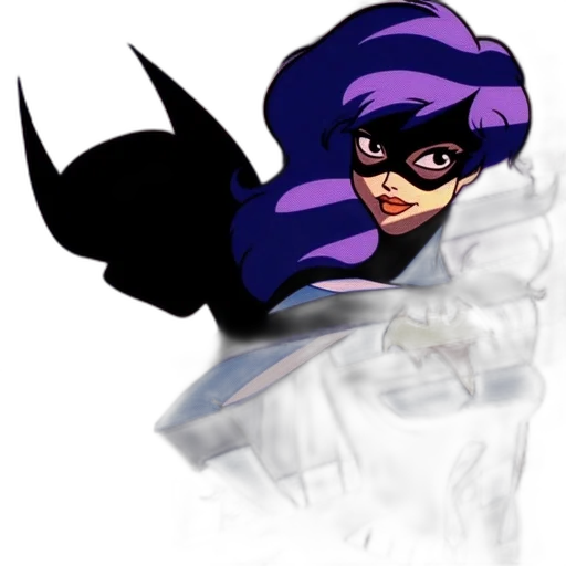 staff, mask, weapon, comic book art transparent PNG cut-out