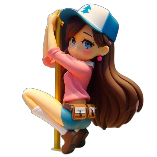 hat, staff, 3d render, concept art transparent PNG cut-out