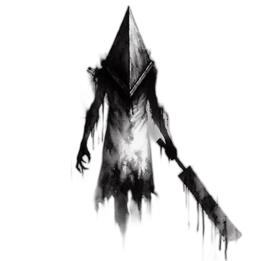 sword, mask, creature, face transparent PNG cut-out