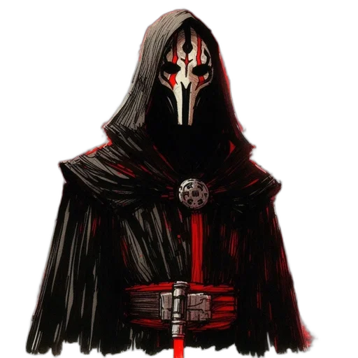 mask, staff, jacket, sword transparent PNG cut-out