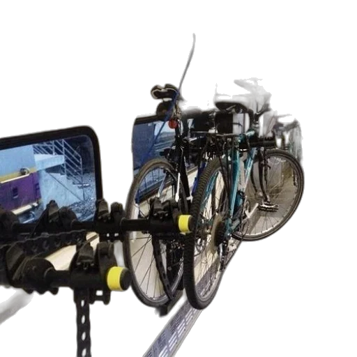 robot, bicycles, mounted, wall transparent PNG cut-out