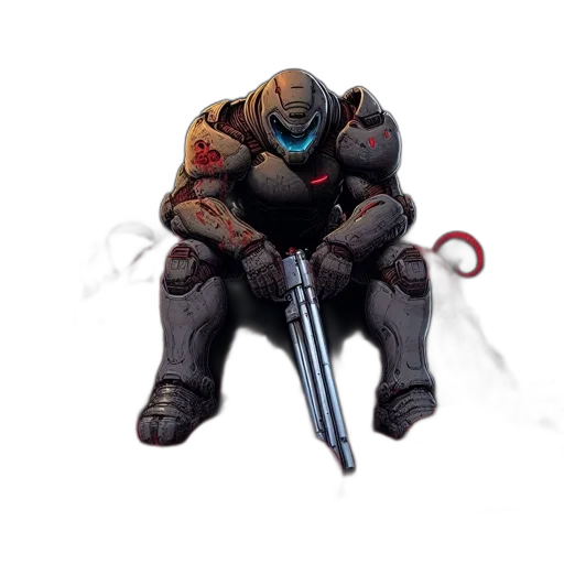 weapon, staff, robot, sword transparent PNG cut-out