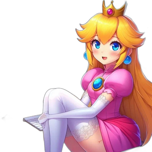 dress, crown, staff, weapon transparent PNG cut-out