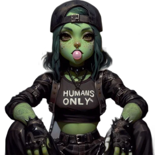 animal, cyberpunk, concept art, fantasy art transparent PNG cut-out