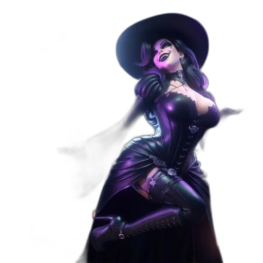 staff, dress, hat, concept art transparent PNG cut-out