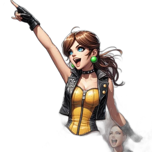 staff, weapon, dress, face transparent PNG cut-out
