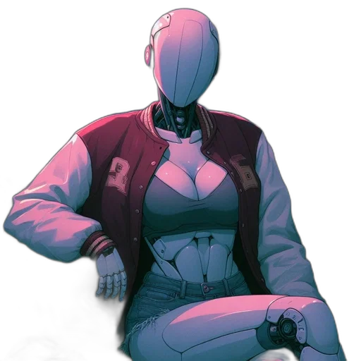 jacket, robot, mask, dress transparent PNG cut-out