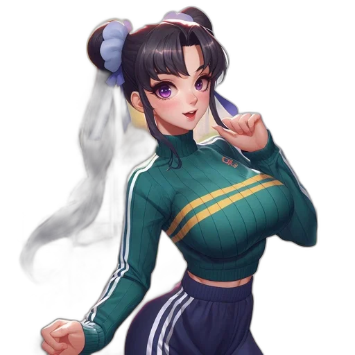 jacket, staff, dress, weapon transparent PNG cut-out