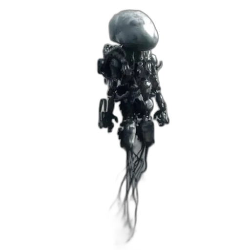 robot, weapon, creature, staff transparent PNG cut-out