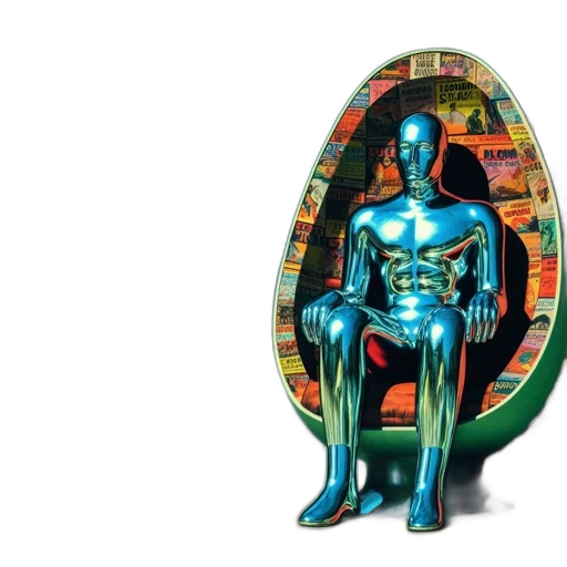 robot, jewelry, furniture, mask transparent PNG cut-out