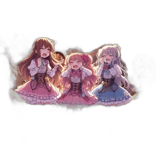 crown, watercolor, pixel art, anime transparent PNG cut-out