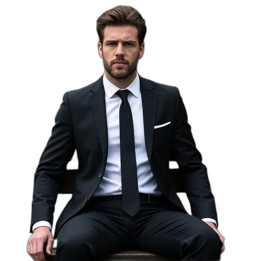 jacket, furniture, staff, face transparent PNG cut-out