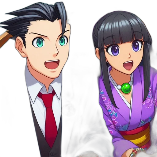 staff, anime, cartoon, 3d render transparent PNG cut-out