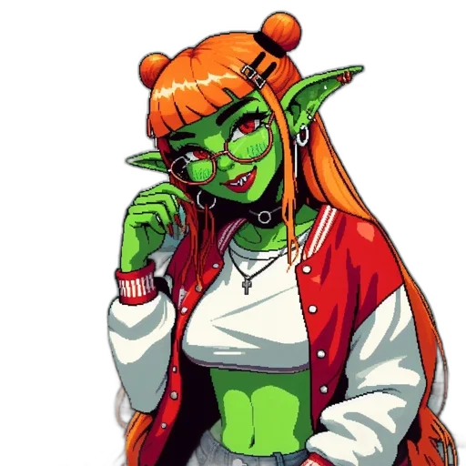 staff, jacket, pixel art, concept art transparent PNG cut-out