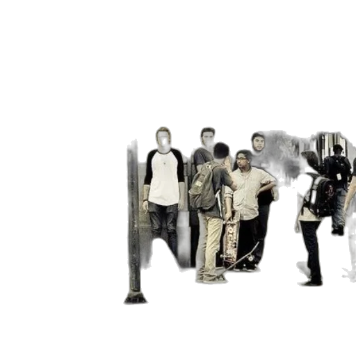 staff, concept art, outer space, group transparent PNG cut-out