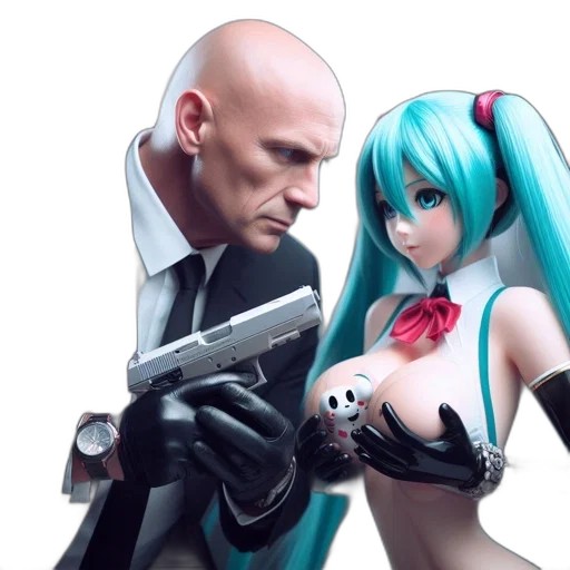 weapon, cyberpunk, concept art, anime transparent PNG cut-out