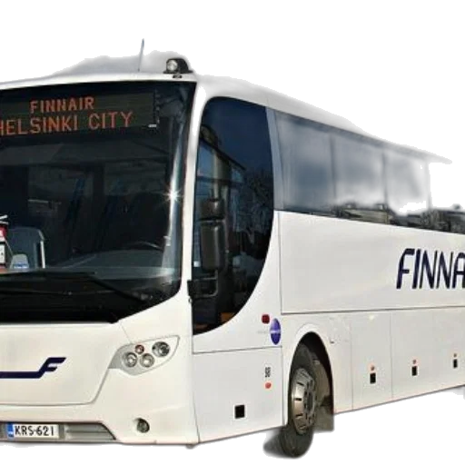 3d render, photorealistic, white, bus transparent PNG cut-out