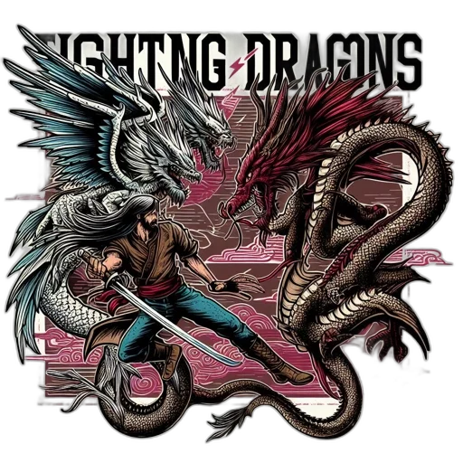 dragon, fantasy art, comic book art, concept art transparent PNG cut-out